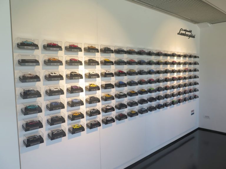 Lamborghini Wall and new Lamborghini Museum